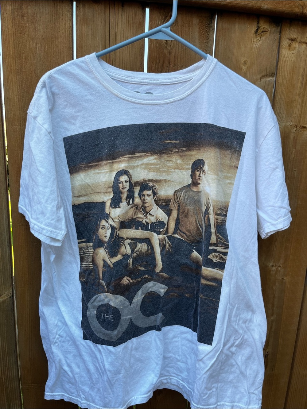 The OC White Graphic Oversized Graphic Tee